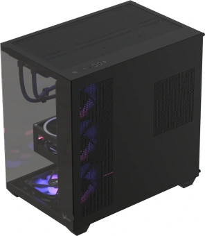 Корпус Formula Crystal Z2 v2 черный без БП ATX 10x120mm 2xUSB2.0 1xUSB3.0 audio bott PSU - купить недорого с доставкой в интернет-магазине