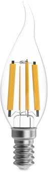 Лампа филам. Gauss Filament 13Вт цок.:E14 свеча 220B св.свеч.бел.нейт. (упак.:10шт) (104801213) - купить недорого с доставкой в интернет-магазине