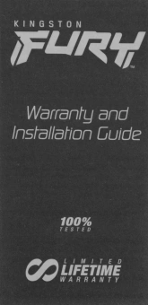 Память DDR5 16GB 5600MHz Kingston KF556C40BW-16 Fury Beast RTL Gaming PC5-44800 CL40 DIMM 288-pin 1.25В single rank с радиатором Ret - купить недорого с доставкой в интернет-магазине