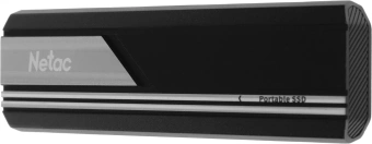 Накопитель SSD Netac USB-C 1TB NT01ZX10-001T-32BK ZX10 черный - купить недорого с доставкой в интернет-магазине