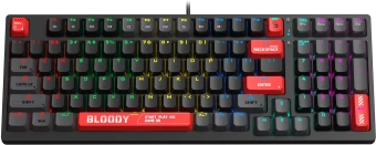 Клавиатура A4Tech S98 механическая красный/красный USB for gamer LED (S98 RED) кабель 1.8м - купить недорого с доставкой в интернет-магазине