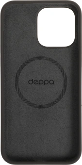 Чехол (клип-кейс) Deppa для Apple iPhone 15 Pro Max Liquid Silicone with MagSafe серый - купить недорого с доставкой в интернет-магазине