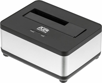 Док-станция для HDD AgeStar 3UBT7 SATA III USB3.0 пластик/алюминий серебристый 1 - купить недорого с доставкой в интернет-магазине