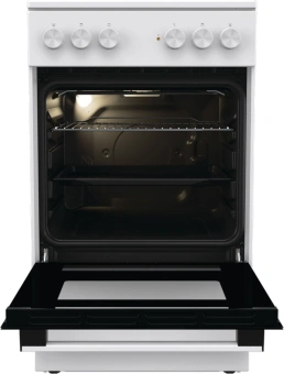 Плита Электрическая Gorenje GEC5A12WG-B белый стеклокерамика (без крышки) - купить недорого с доставкой в интернет-магазине