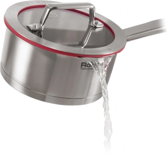 Ковш Rondell Verter RDS-2028 1.3л. d=16см (с крышкой) стальной - купить недорого с доставкой в интернет-магазине