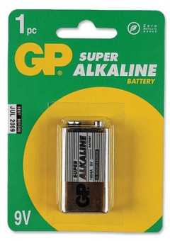 Батарея GP Supercell 1604S 6F22 9V (1шт) - купить недорого с доставкой в интернет-магазине