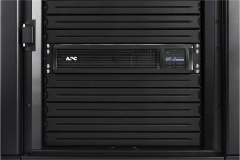 Источник бесперебойного питания APC Smart-UPS SMT1500RMI2UC 1000Вт 1500ВА черный - купить недорого с доставкой в интернет-магазине