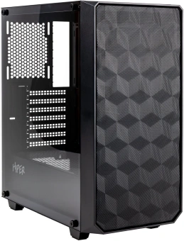 Корпус Hiper BH34-1 черный без БП ATX 5x120mm 2x140mm 2x200mm 1xUSB3.0 audio bott PSU - купить недорого с доставкой в интернет-магазине
