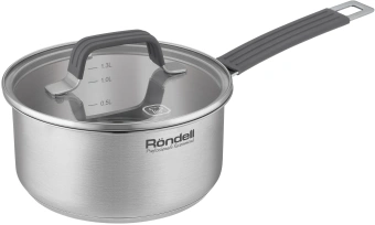 Ковш Rondell Normanne RDS-1812 1.3л. d=16см (с крышкой) стальной - купить недорого с доставкой в интернет-магазине