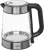 Чайник электрический Candy CK-303 1.8л. 2200Вт графит корпус: стекло/пластик (FM04X0D00RU) - купить недорого с доставкой в интернет-магазине