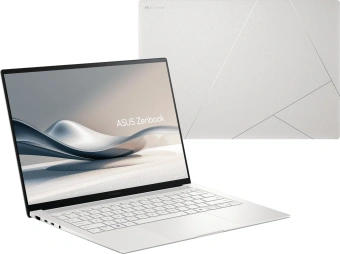 Ноутбук Asus Zenbook S 14 OLED UX5406SA-PV058W Core Ultra 7 258V 32Gb SSD1Tb Intel Arc 140V 14" OLED 3K (2880x1800) Windows 11 Home white WiFi BT Cam Bag (90NB14F2-M002F0) - купить недорого с доставкой в интернет-магазине