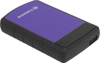 Жесткий диск Transcend USB3.0 4TB TS4TSJ25H3P StoreJet 25H3 (5400rpm) 2.5" фиолетовый - купить недорого с доставкой в интернет-магазине