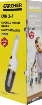 Пылесос ручной Karcher CVH 2-4 (без АКБ и ЗУ) 54Вт белый/черный - купить недорого с доставкой в интернет-магазине