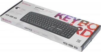 Клавиатура Defender Office HB-910 черный USB - купить недорого с доставкой в интернет-магазине