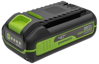 Батарея аккумуляторная Greenworks High Power G40HP2 40В 2Ач Li-Ion (2958407) - купить недорого с доставкой в интернет-магазине