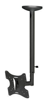 Кронштейн для телевизора Arm Media LCD-1000 черный 10"-37" макс.30кг потолочный поворот и наклон - купить недорого с доставкой в интернет-магазине