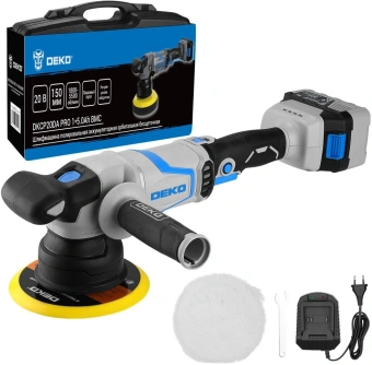 Эксцентриковая шлифмашина Deko DKCP20DA PRO D150мм аккум. жестк.кейс (085-1066) - купить недорого с доставкой в интернет-магазине