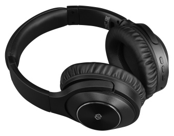 Гарнитура накладные Digma BT-20 ANC черный беспроводные bluetooth оголовье (BT20) - купить недорого с доставкой в интернет-магазине