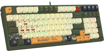 Клавиатура A4Tech Bloody S98 Aviator механическая зеленый USB for gamer LED (S98 AVIATOR) - купить недорого с доставкой в интернет-магазине