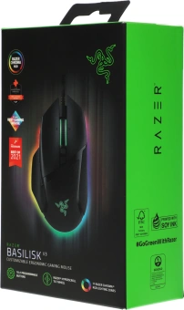 Мышь Razer Basilisk V3 черный оптическая 26000dpi USB 11but (RZ01-04000100-R3M1) - купить недорого с доставкой в интернет-магазине