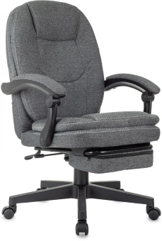 Кресло руководителя Бюрократ CH-868MSG-BF серый 3C1 крестов. пластик подст.для ног пластик черный - купить недорого с доставкой в интернет-магазине