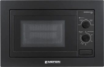 Микроволновая печь Meferi MMO6020BK 20л. 800Вт черный (встраиваемая) - купить недорого с доставкой в интернет-магазине