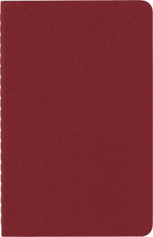 Блокнот Moleskine CAHIER JOURNAL CH111 Pocket 90x140мм обложка картон 64стр. линейка клюквенный (3шт) - купить недорого с доставкой в интернет-магазине