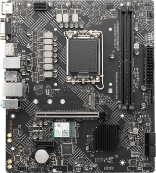 Материнская плата MSI PRO H610M-G WIFI DDR4 Soc-1700 Intel H610 2xDDR4 mATX AC`97 8ch(7.1) GbLAN+VGA+HDMI+DP - купить недорого с доставкой в интернет-магазине