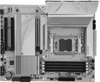 Материнская плата Gigabyte B650 A ELITE AX ICE SocketAM5 AMD B650 4xDDR5 ATX AC`97 8ch(7.1) 2.5Gg RAID+HDMI+DP - купить недорого с доставкой в интернет-магазине