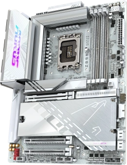 Материнская плата Gigabyte Z890 AORUS PRO ICE Soc-1851 Intel Z890 4xDDR5 ATX AC`97 8ch(7.1) 5Gigabit RAID - купить недорого с доставкой в интернет-магазине
