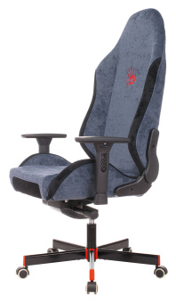 Кресло игровое A4Tech Bloody GC-470 синий с подголов. крестов. металл - купить недорого с доставкой в интернет-магазине