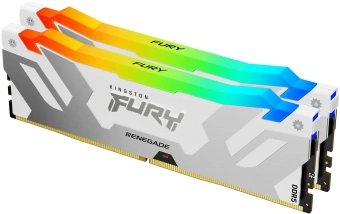 Память DDR5 2x32GB 6400MHz Kingston KF564C32RWAK2-64 Fury Renegade XMP RGB RTL Gaming PC5-51200 CL32 DIMM 288-pin 1.4В kit single rank с радиатором Ret - купить недорого с доставкой в интернет-магазине