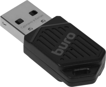 Адаптер USB Buro BU-BT602 BT6.0+EDR+BLE class 2 20м черный - купить недорого с доставкой в интернет-магазине