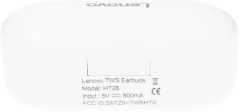 Гарнитура внутриканальные Lenovo HT28 белый беспроводные bluetooth в ушной раковине (УТ000023560) - купить недорого с доставкой в интернет-магазине