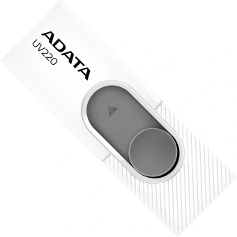 Флеш Диск A-Data 32GB UV220 AUV220-32G-RWHGY USB2.0 белый/серый - купить недорого с доставкой в интернет-магазине