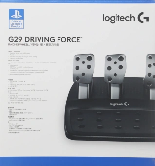 Руль Logitech G29 14кноп. (с педалями) черный - купить недорого с доставкой в интернет-магазине