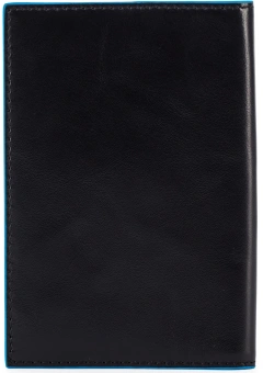 Обложка для паспорта Piquadro Blue Square PP5255B2/N черный натур.кожа - купить недорого с доставкой в интернет-магазине