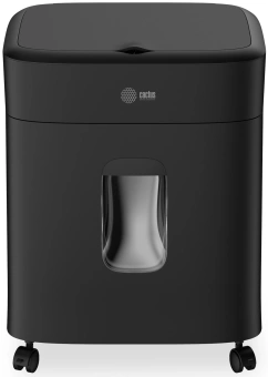 Шредер Cactus CS-SH-D4 черный с автоподачей (секр.P-5) фрагменты 60лист. 15лтр. скрепки скобы пл.карты - купить недорого с доставкой в интернет-магазине