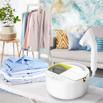 Отпариватель ручной Kitfort КТ-9110-2 2180Вт белый/салатовый - купить недорого с доставкой в интернет-магазине