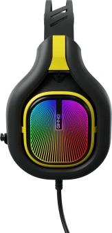 Наушники с микрофоном GMNG HS-L630G черный/желтый 2.2м мониторные оголовье (1533561) - купить недорого с доставкой в интернет-магазине