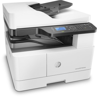 МФУ лазерный HP LaserJet Pro M443nda (8AF72A) A3 Duplex Net белый - купить недорого с доставкой в интернет-магазине