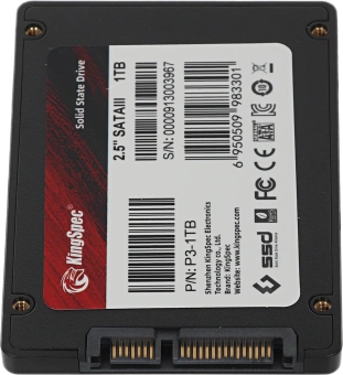 Накопитель SSD Kingspec SATA-III 1TB P3-1TB 2.5" - купить недорого с доставкой в интернет-магазине