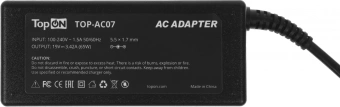 Блок питания TopON TOP-AC07 65W 19V-19V 3.42A от бытовой электросети - купить недорого с доставкой в интернет-магазине