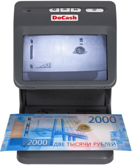 Детектор банкнот DoCash mini IR/UV/AS просмотровый (10658) - купить недорого с доставкой в интернет-магазине