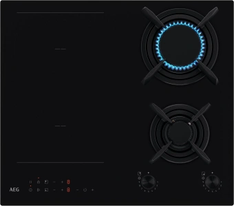 Газовая варочная поверхность AEG HDB64623NB черный - купить недорого с доставкой в интернет-магазине