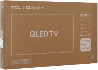 Телевизор QLED TCL 50" 50P7K черный 4K Ultra HD 60Hz DVB-T DVB-T2 DVB-C DVB-S DVB-S2 USB WiFi Smart TV - купить недорого с доставкой в интернет-магазине