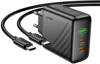 Сетевое зар./устр. Hoco CS26A Article 45W 3A (PD+QC) черный (PD45W) - купить недорого с доставкой в интернет-магазине