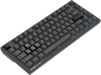 Клавиатура A4Tech Bloody MS76 темно-серый USB Multimedia for gamer LED (MS76) кабель 1.8м - купить недорого с доставкой в интернет-магазине