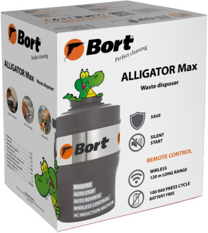 Измельчитель Bort Alligator Max 560Вт черный - купить недорого с доставкой в интернет-магазине