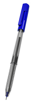Ручка шариков. Deli Arrow EQ00830 прозрачный/синий d=0.5мм син. черн. - купить недорого с доставкой в интернет-магазине